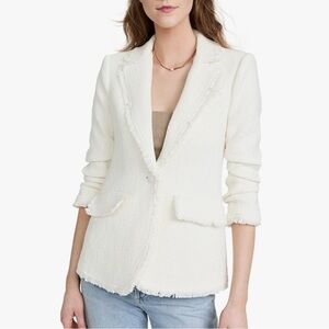Cinq à Sept Womens Boucle Khloe Blazer